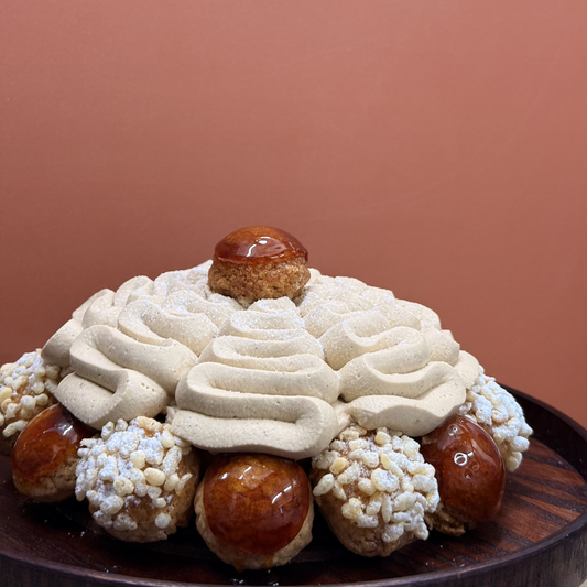 BANANA CARAMEL LATTE SAINT-HONORE