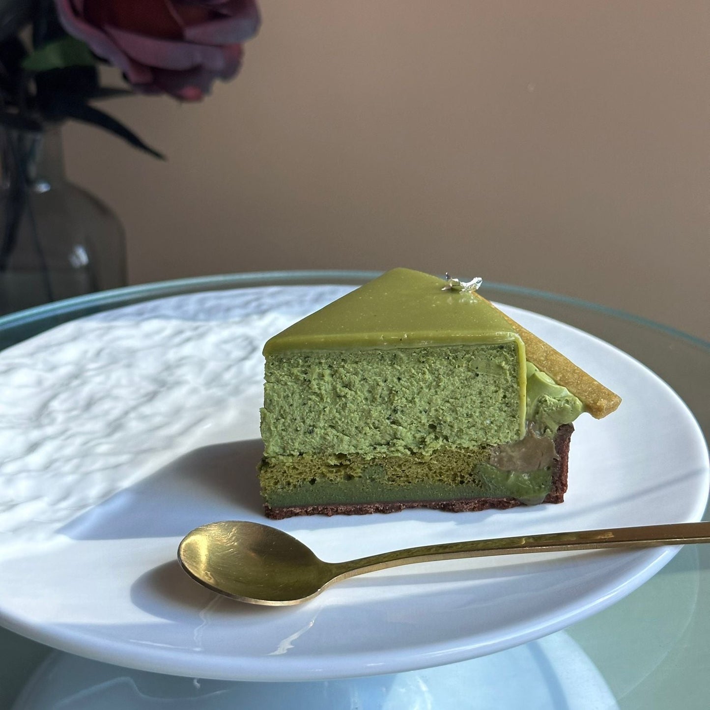MATCHA X HOJICHA TART