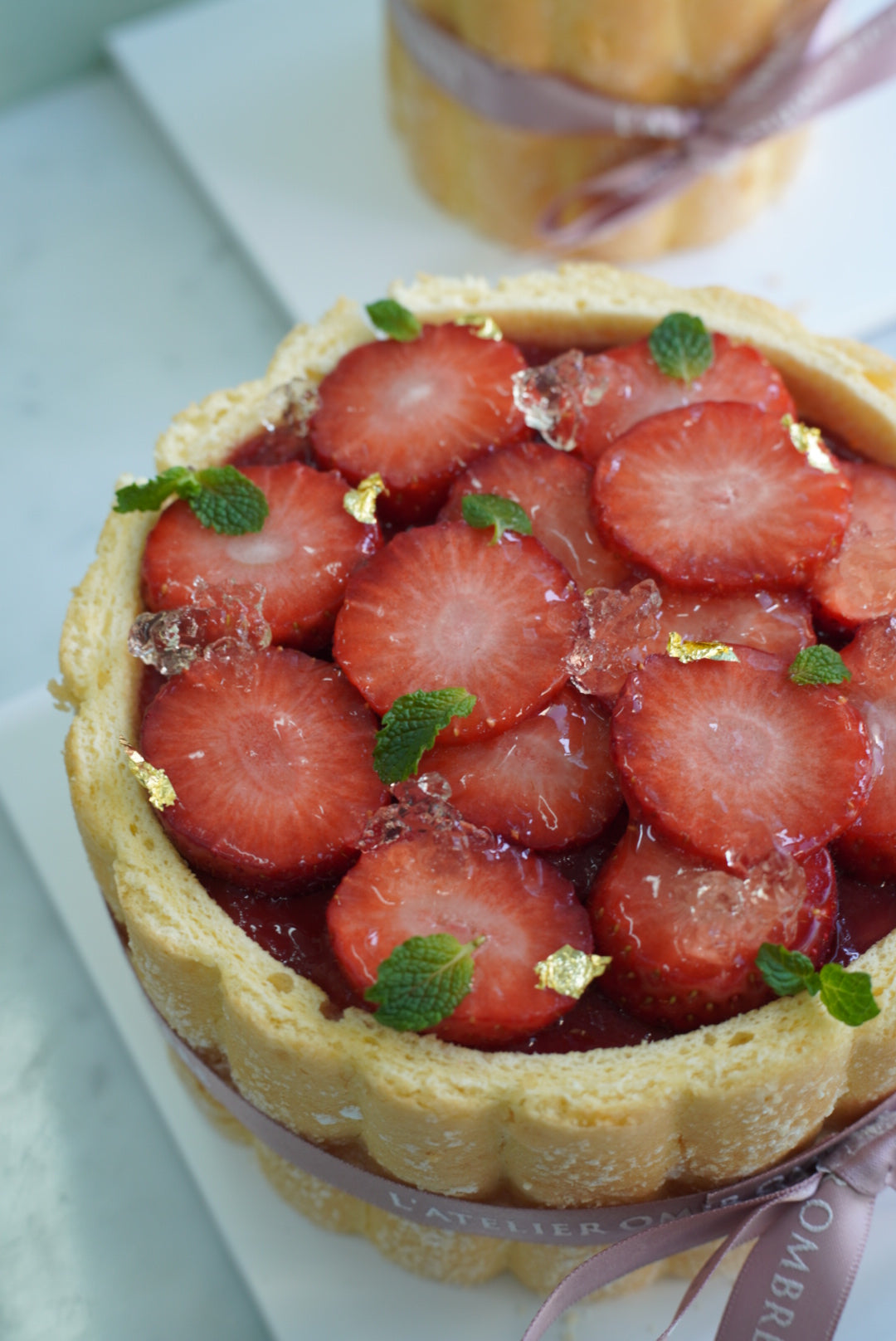 STRAWBERRY ORANGE BLOSSOM CHARLOTTE