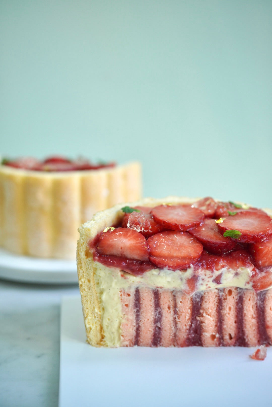 STRAWBERRY ORANGE BLOSSOM CHARLOTTE