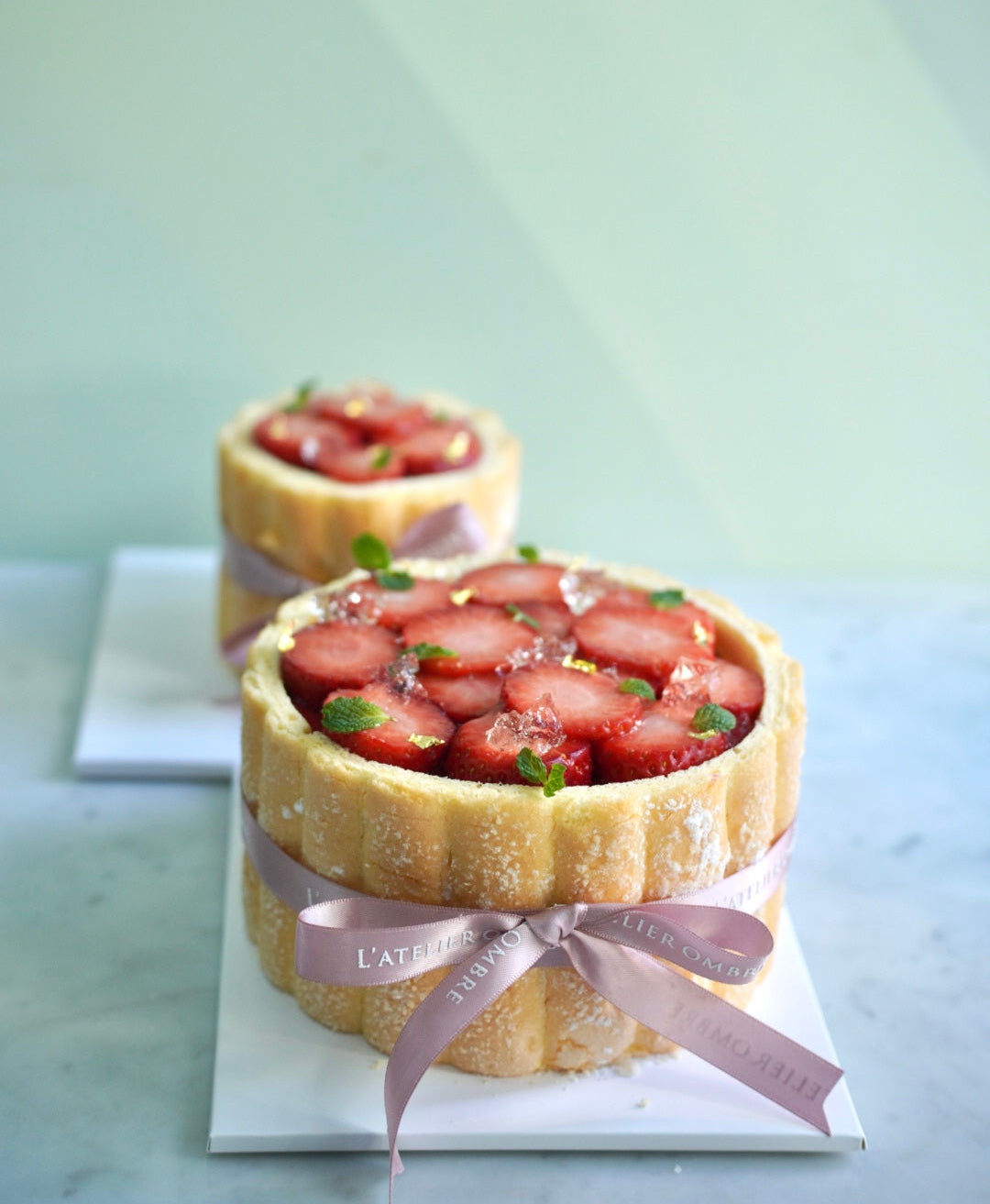 STRAWBERRY ORANGE BLOSSOM CHARLOTTE